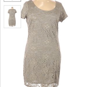 Tiana B. Beige dress